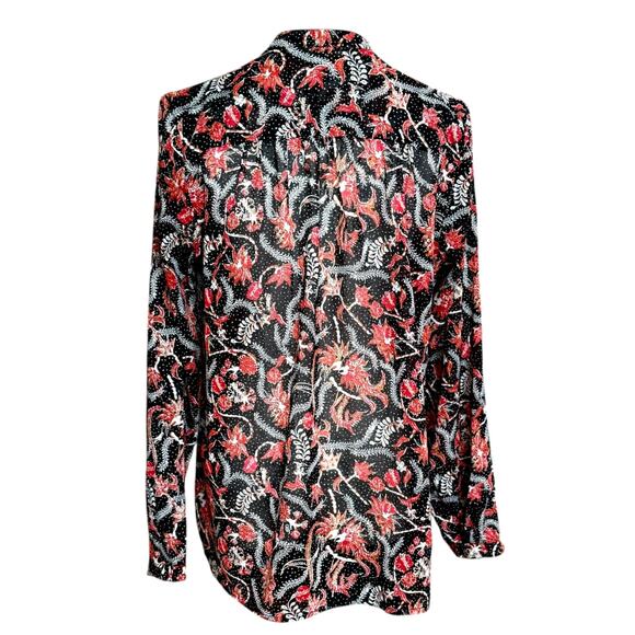 Isabel Marant Etoile The Maria Top 40 Collarless Button Down Shirt 100% Cotton - Picture 5 of 13